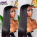 Stema 2x6 HD / Transparent Lace Closure Straight Wigs